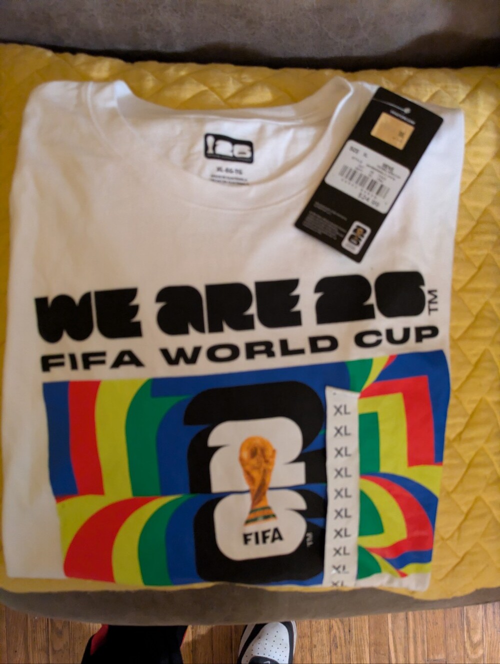 FIFA World Cup 'We Are 26' White Graphic Tee - XL
